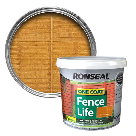 harvest gold fence paint screwfix.